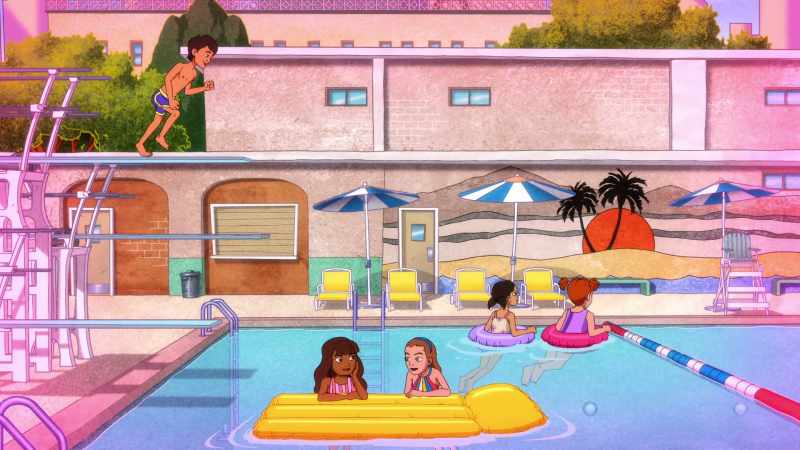 Hold up. There is no lifeguard, and no fence!