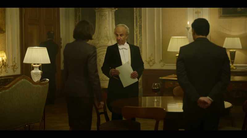 Holst is still at the reception, but he's coming