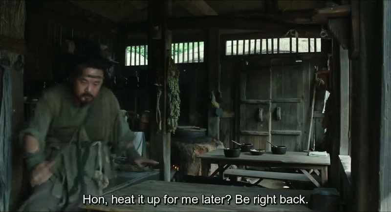 Hon, heat it up for me later? Be right back