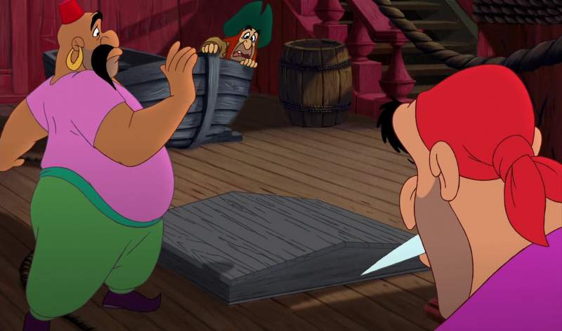 HOOK Mr Smee be a good fellow and fix the plank