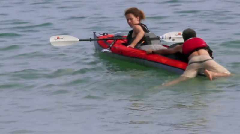 Hopefully this is just a kayaking trip, not a metaphor
