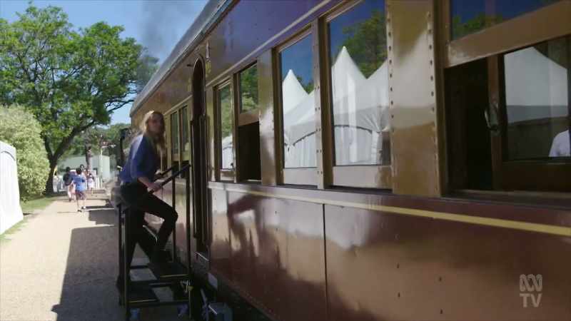 Hopped on a steam train (STEAM WHISTLE BLOWS)