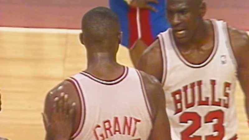 Horace Grant has got to realize this game is not over