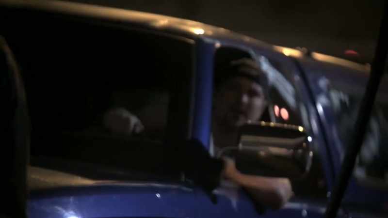 [horn honks]