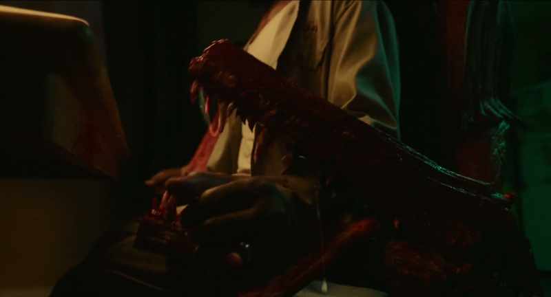 [♪ horror sting] - [yelling]