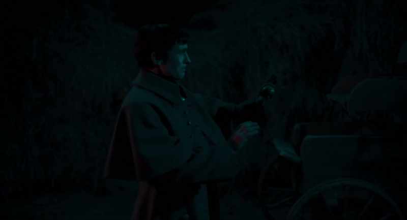 [Horse blows]