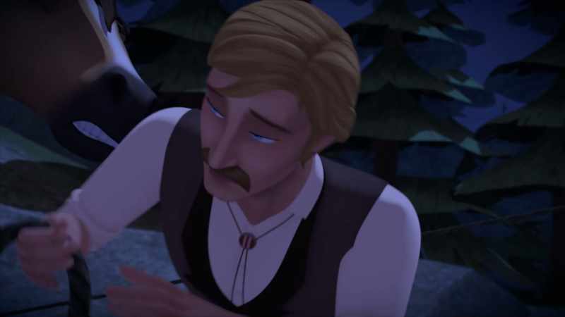 [horse snorting]