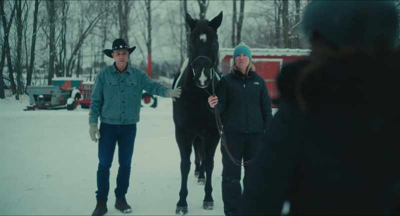 [horse snorting]