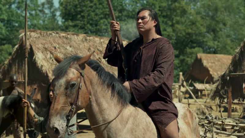 (HORSE SNORTS, BLOWS)