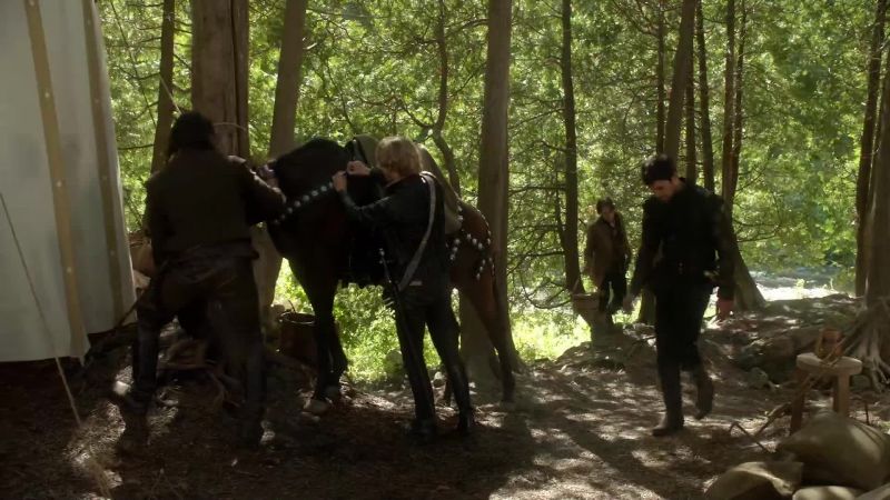 (horse sputters) the ship is two days' ride from here