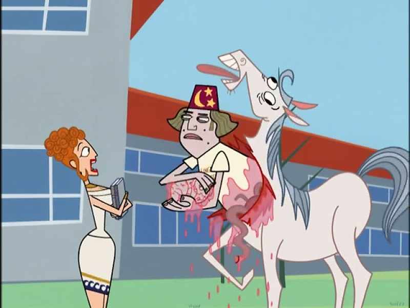[horse whinnies]