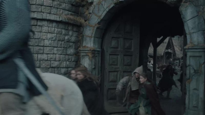 [horses neighing]