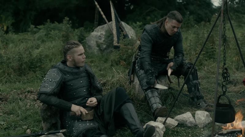 [horses whinnies]