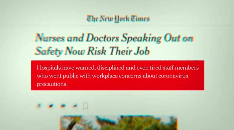 Hospitals are warning them not to talk to the media