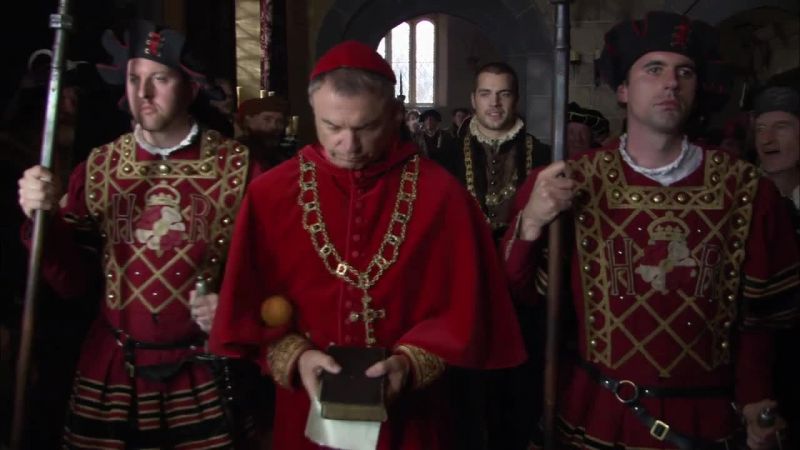 How about a blessing now, Your Eminence?