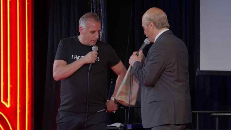 How about this, Eric? How about I'll tip Joe out