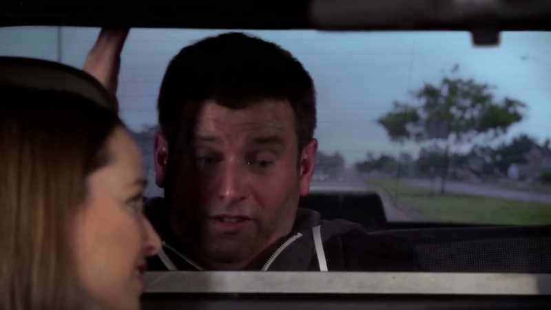 How are you doing back there, sweetie? -Bulletproof glass is hard