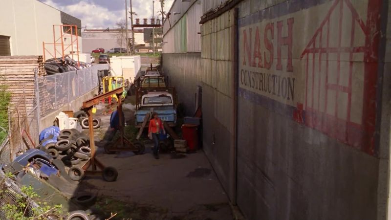 How cliche. An abandoned warehouse
