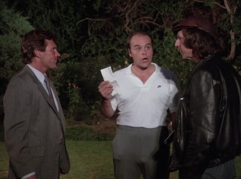 How could you bums let them get in here, huh?
