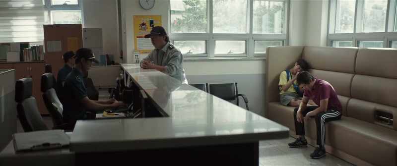 How could he shit in the apartment complex?