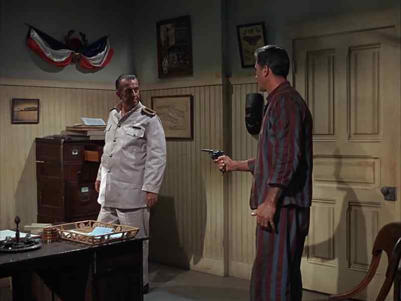 How did you get in here? Do you know the penalty for what you're doing?