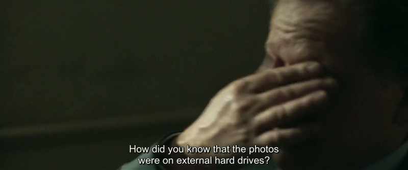 How did you know that the photos were on external hard drives?