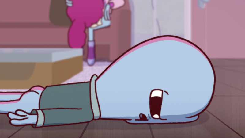 How is the stain larger?