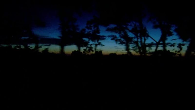 However, when the sun had finished going down