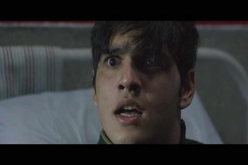 Huh? -[disturbing music playing]