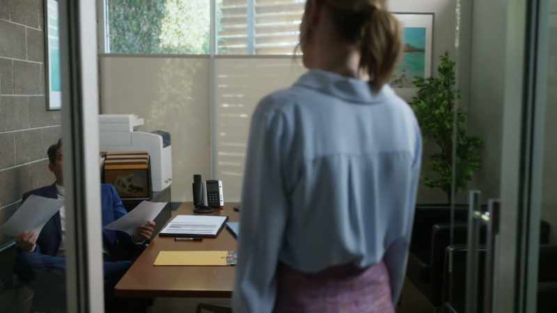 Huh. Hi, Michael. - There she is!