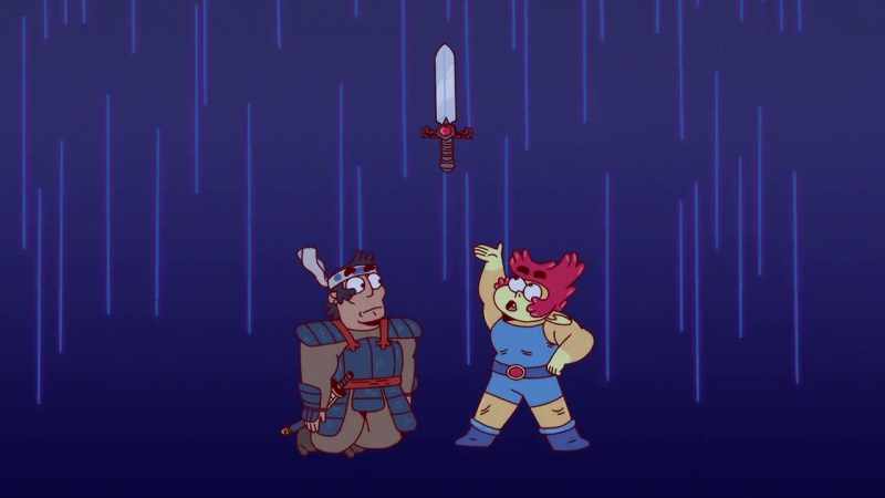 Huh. I think that sword is coming to my hand