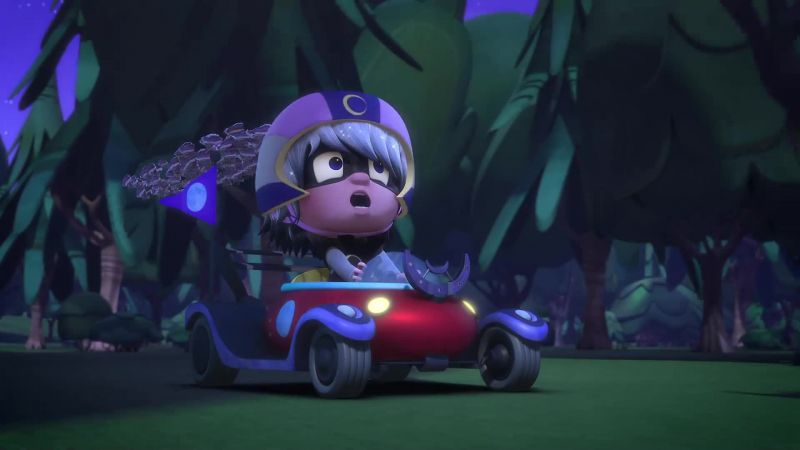 Huh? -[PJ Masks] Catch us if you can!