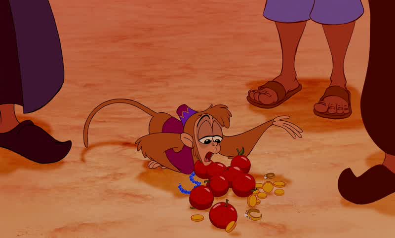Huh? What? Come back here, you little thieves!
