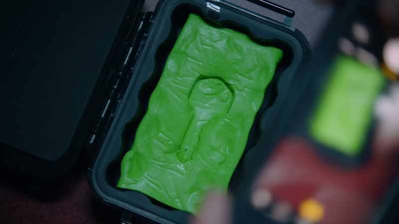 Hulk will scan it and print a new key