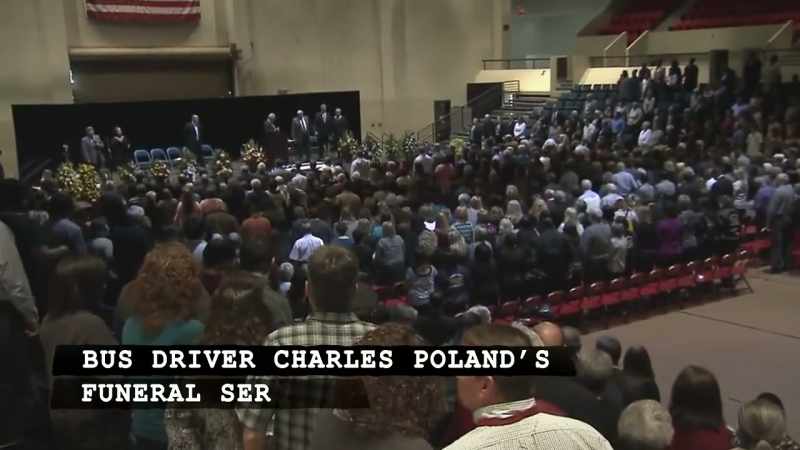Hundreds gathered Sunday to remember slain bus driver