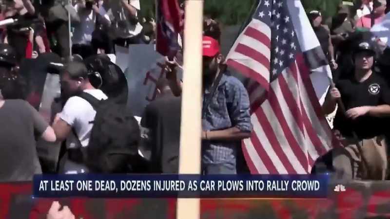 Hundreds of white nationalists