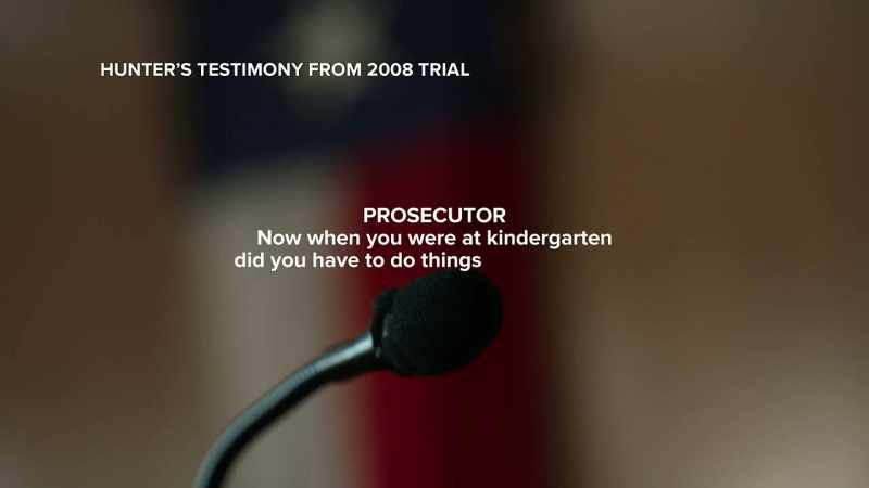 [Hunter quoting prosecutor and himself]