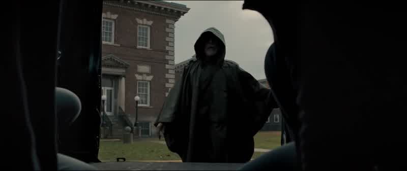 Hurry. Get inside the building