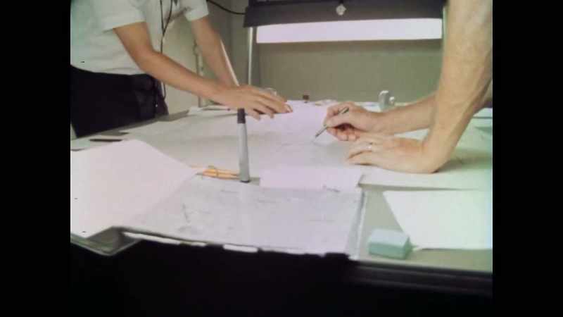 I had a map and two little paper cutouts