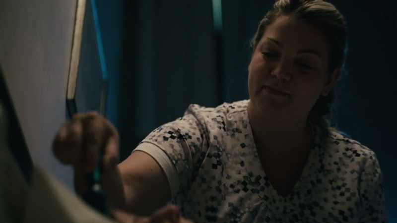I had a patient in that room, and I'm looking down on her