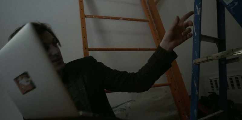 I actually ended up breaking in through the window