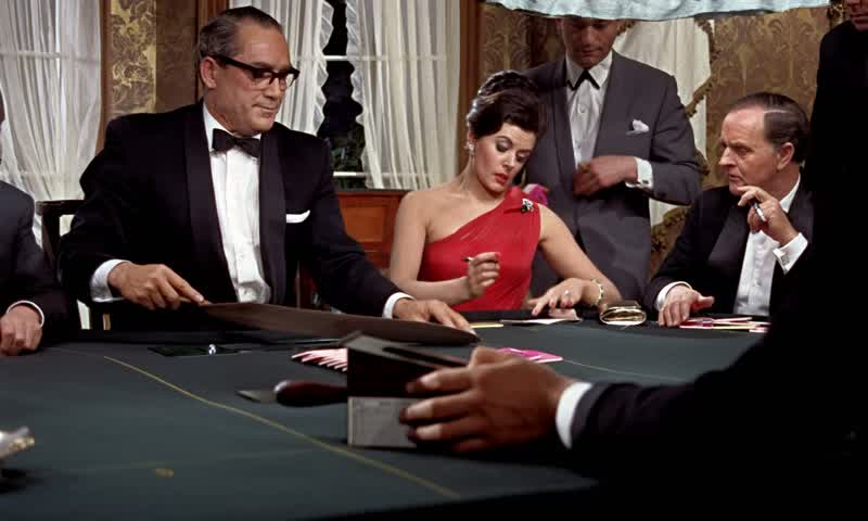 I admire your courage Miss uhTrench Sylvia TrenchI admire your luck MrBondJames Bond