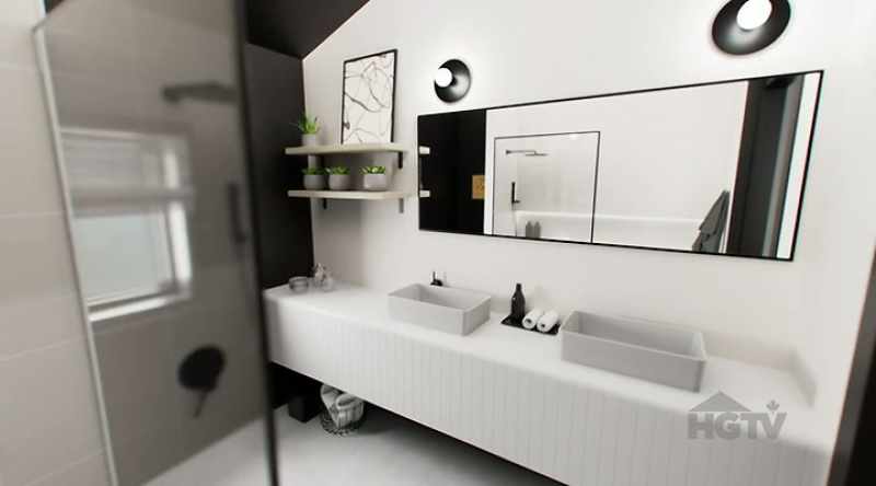 I also want to do an extra long vanity