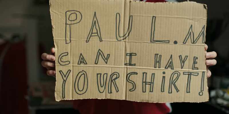 I also writ this sign saying