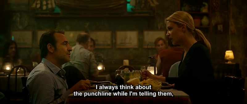 I always think about the punchline while I'm telling them