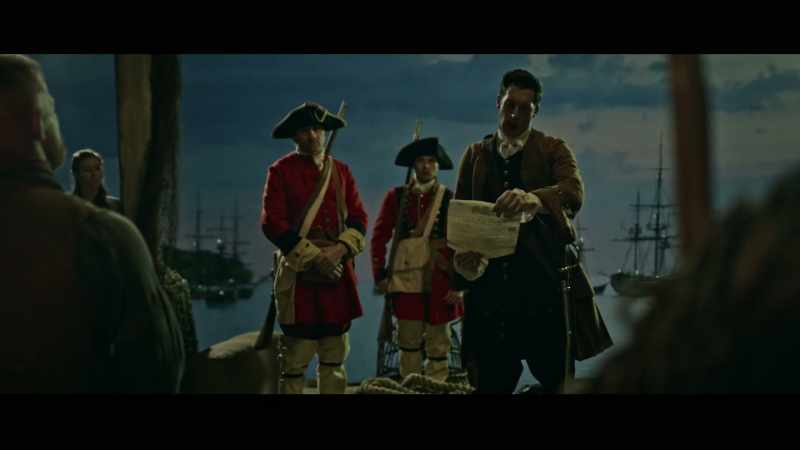 I am here to deliver King George's proclamation for suppressing pirates