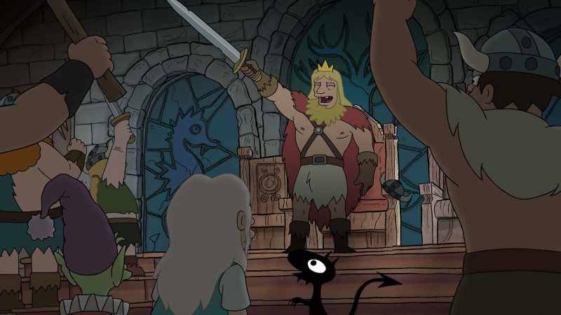 I am land king now! -[Vikings cheering]