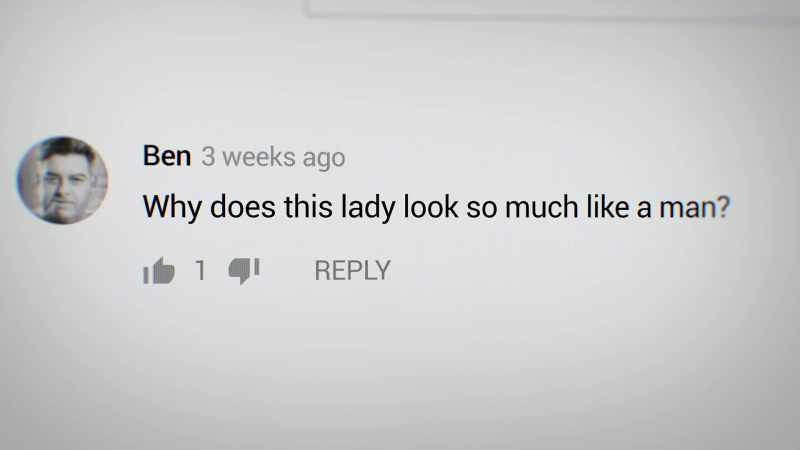 I am so used to reading mean things about myself online