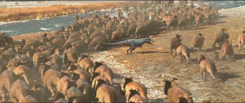And here, the nasty Gorgosaurs separated