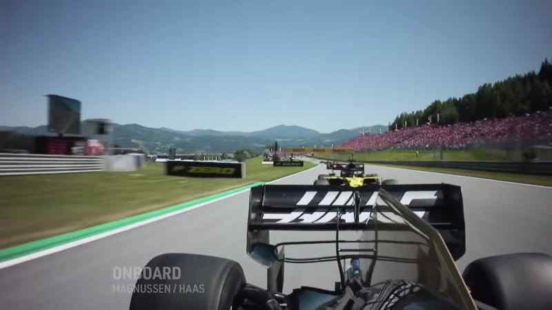 And Magnussen is dropping down the field once again